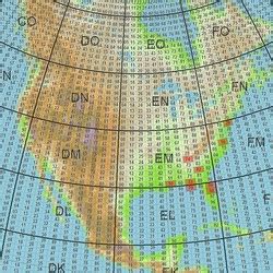 Amateur radio grid map - landjoa