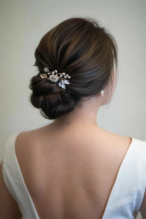 Pin by beyza on Saç Makyaj Short wedding hair Hairdo wedding