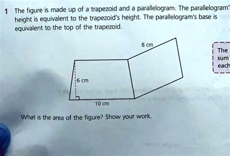 solved  figure      trapezoid   parallelogram