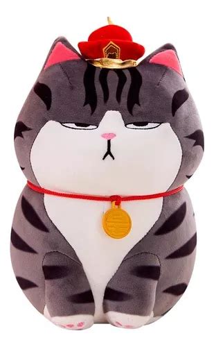 Peluche Gato Emperador De Cm Super Suave Importado