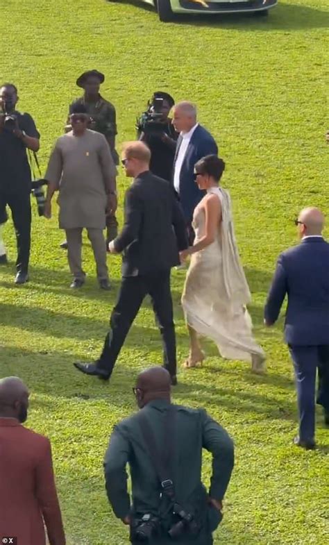 Harry And Meghan Arrive At Fundraising Polo Match On Nigerian Tour In