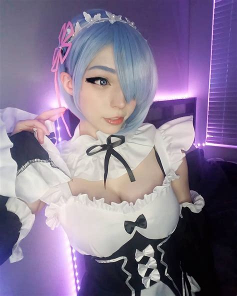 F Fez Um Cosplay Da Rem Do Re Zero E O Resultado Foi Impressionante