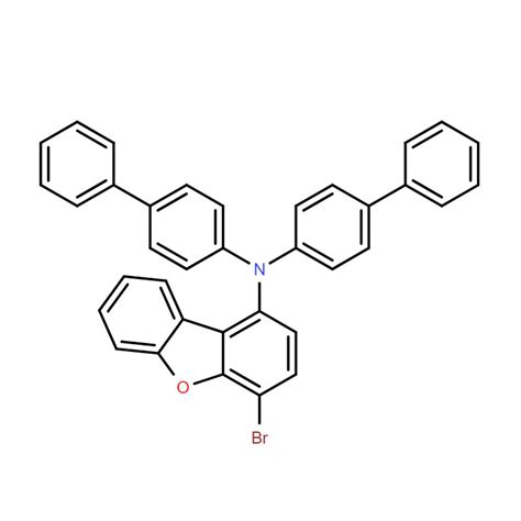 CAS 2642165 84 0 N N Bis 1 1 Biphenyl 4 Yl 4 Bromo 1 Dibenzofuranamine