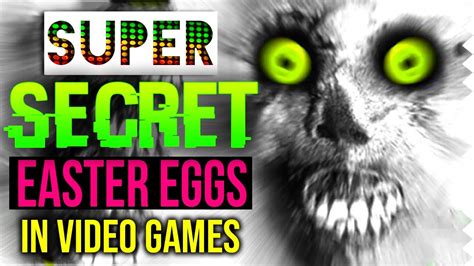 Super Secret Easter Eggs In Video Games 16 Youtube