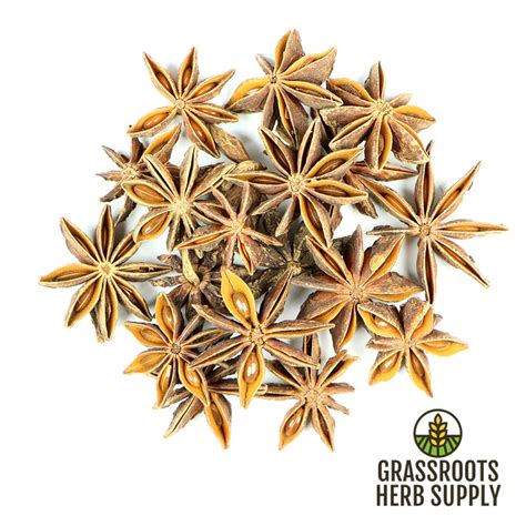 Star Anise Pods Whole Illicium Verum Grassroots Herb Supply