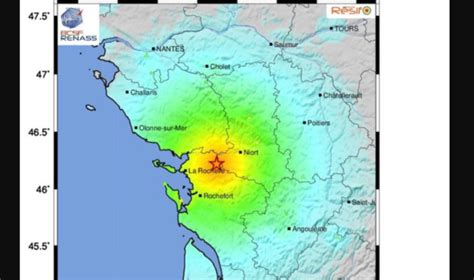 Séisme De Magnitude Supérieure à 5 Et Sa Réplique Dans Louest Ce Que