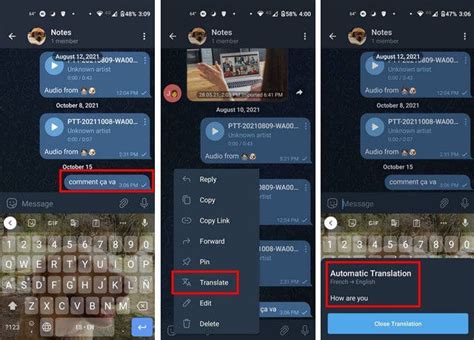 Telegram How To Translate Your Text Instantly Technipages