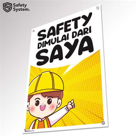 Jual Spanduk Banner K3 Safety Keselamatan Kerja Safety K3 Motivasi ...