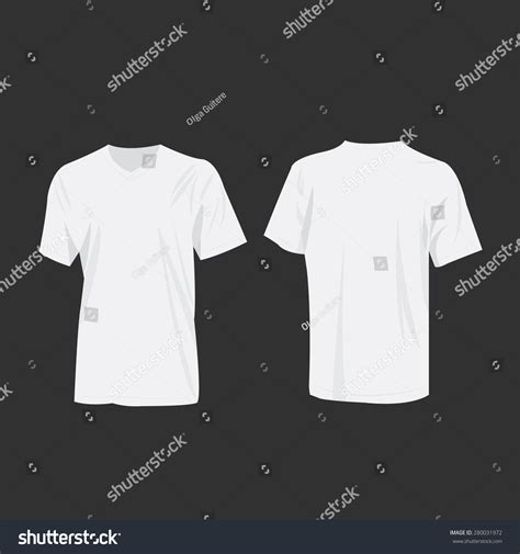 White Tshirt Vector Stock Vector (Royalty Free) 280031972 | Shutterstock