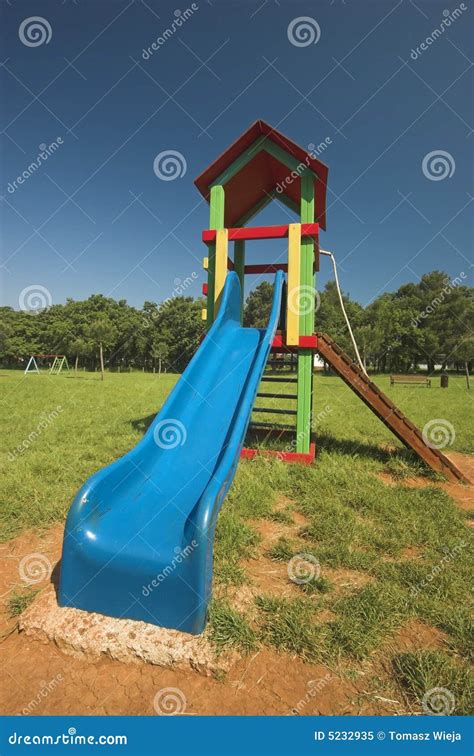 Blue Slide Stock Image Image Of Environment Meadow Scenery 5232935