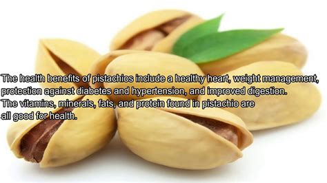 9 Wonderful Benefits Of Pistachios Youtube