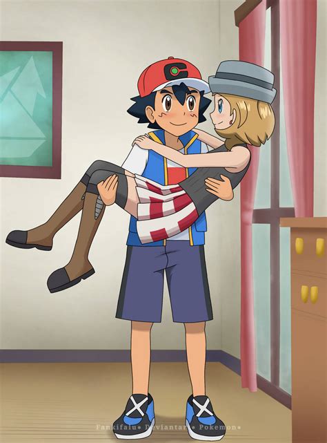 Comm Ash Serena Amour Romance Time By Fankifalu On Deviantart