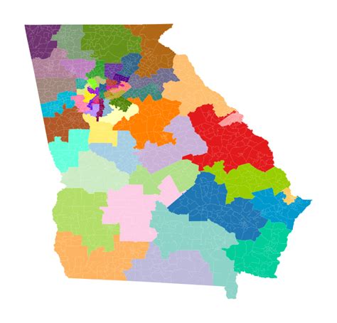 Georgia State Senate District Map 2025 Nadia Christabella