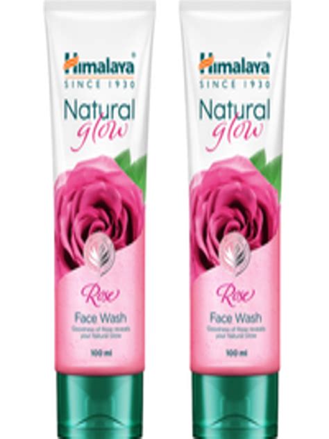 Buy Himalaya Set Of 2 Natural Glow Rose Face Wash 100ml Each Face