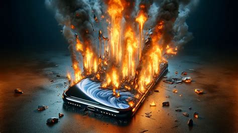 iPhone 15 Pro сгорел изнутри даже не будучи подключенным к зарядке ...