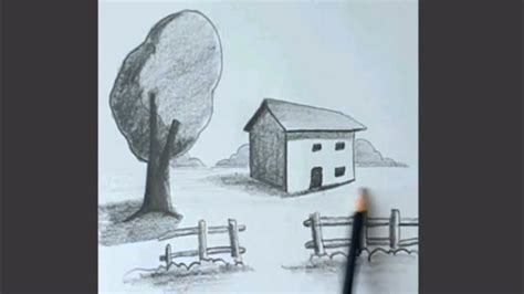 Easy Drawing Landscapes How To Draw Easy Youtube