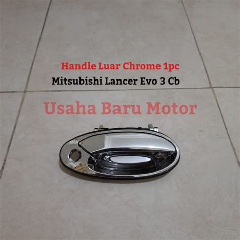 Jual Handle Handel Pintu Luar Chrome 1pc Mitsubishi Lancer Evo 3 CB