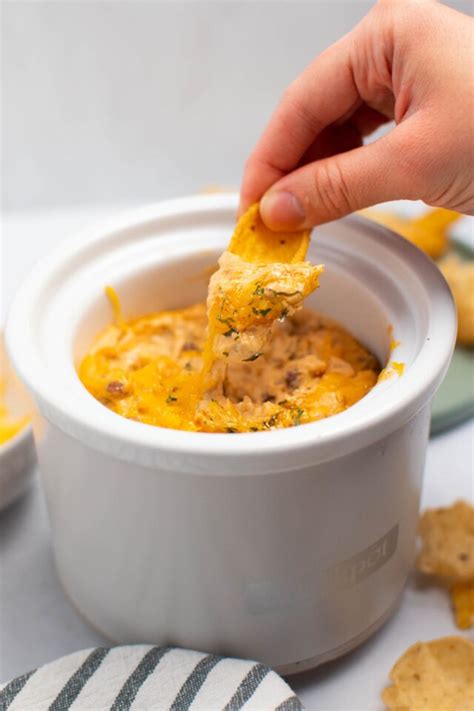 3-Ingredient Crock Pot Chili Cheese Dip - The Ashcroft Family Table