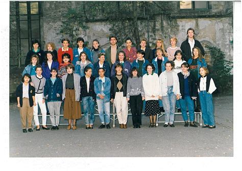 Photo de classe 2nd de 1988 Lycée Gay Lussac Copains d avant