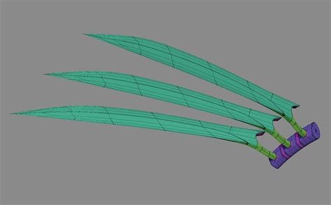 Wolverine Claws Printable D Model D Printable Cgtrader