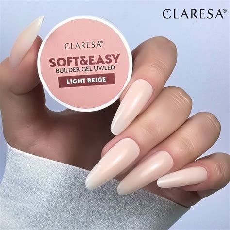 CLARESA Nude stavební UV LED gel na nehty Claresa SOFT EASY BUILDER