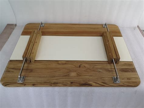 Slide Folding Teak Table Top With Nautic Star Sizes Marine Boat Rv