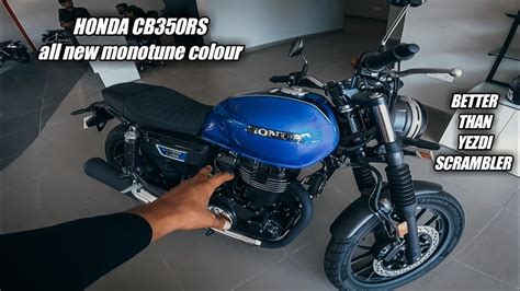 New Honda Cb 350 Rs 2022 Metallic Blue Colour Onroad Price And Features 2022 New Honda Cb 350 Rs