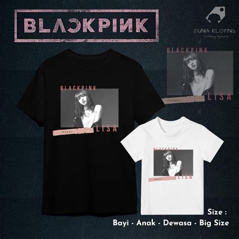 Jual Baju Kaos Blackpink Lisa Baju Kpop Lalisa Bigsize Korea Jumbo