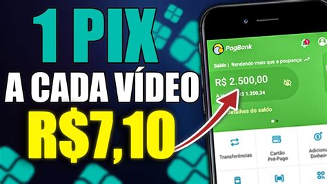 Receba 1 Pix A Cada Video😲 Lançou Melhor App Para Ganhar Dinheiro Via