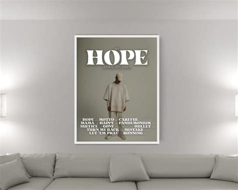 Nf Hope Poster Nf Art T For Music Lovers Nf Merch Etsy