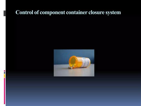 Container Closure System Ppt