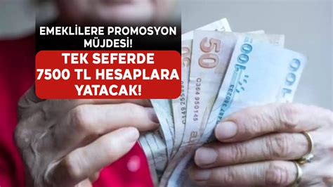 Emeklilere promosyon kampanyası 2023 emekli promosyon rakamları belli