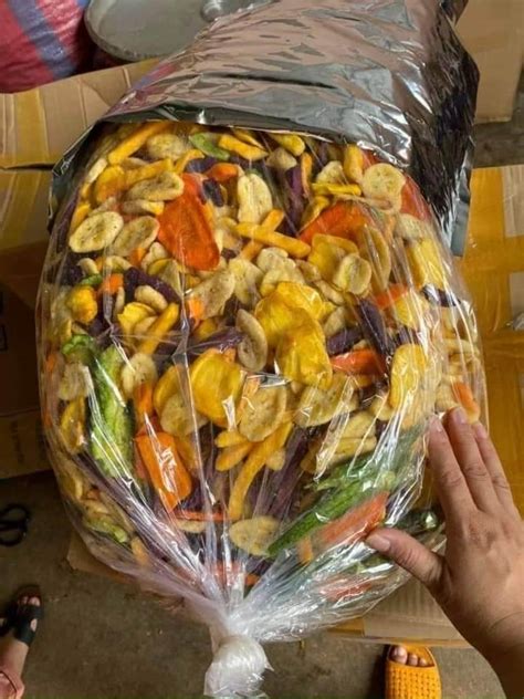 Mix Healthy Fruits Vegetables Chips Halal Kerepek Campuran Buah