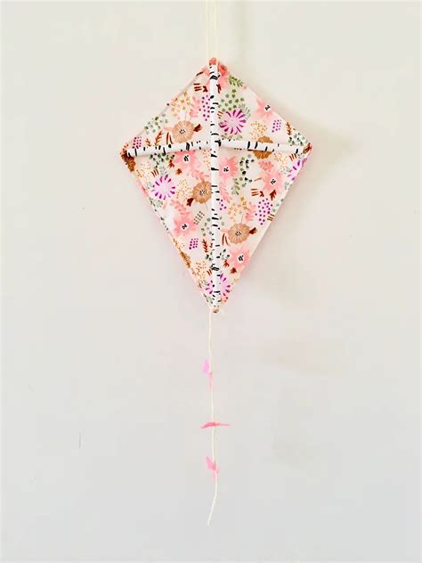 How To Make A Decorative Fabric Kite (DIY Kite Wall Hanging)