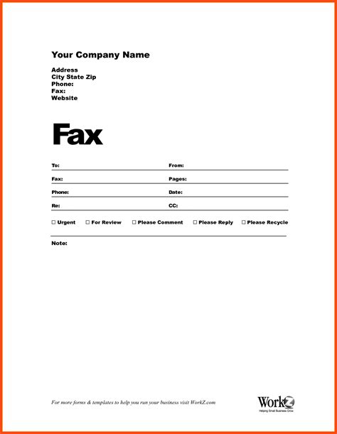 Free Fax Cover Letter Templates The Simple Fax Template Is Available In