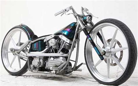 Custom Shovelhead More Beautiful When Naked At Cyril Huze Post