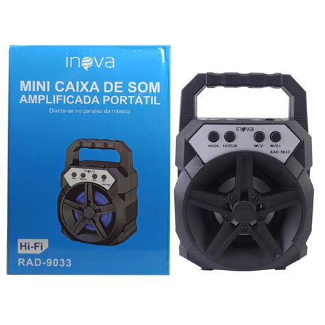 Caixa De Som Mini Bluetooth Inova Rad Em Ribeir O Preto