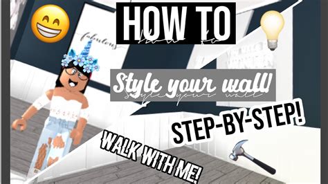 Tutorial Roblox How To Paint Texture Walls In Welcome To Bloxburg