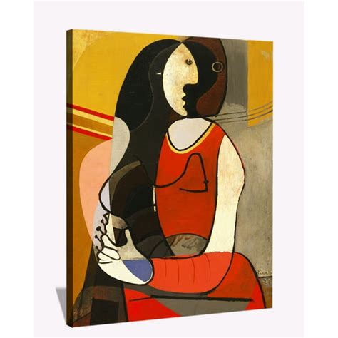 Picasso Canvas Art Seated Woman 1953 By Pablo Picasso Wall Art Framed Painting For Bedroom