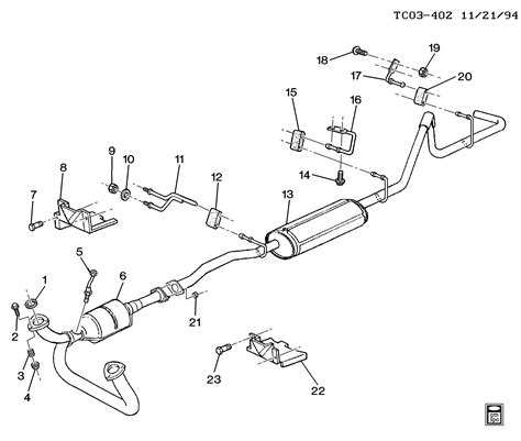 Blazer Wd Exhaust System V Chevrolet Epc Online Nemiga