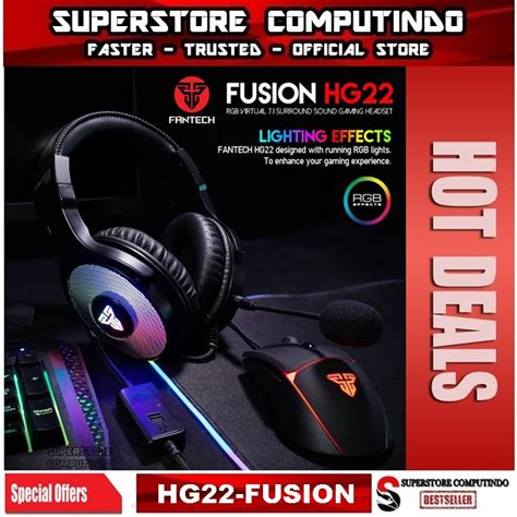 Jual Fantech Fusion Hg Rgb Surround Sound Hg Hg Gaming