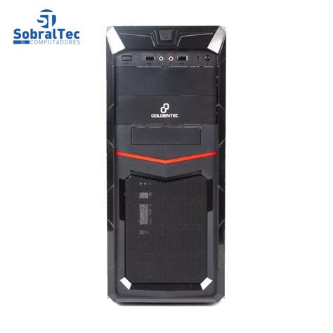 Gabinete Gamer Mid Tower P T C Sem Fonte Goldentec Sx Gt Sobraltech