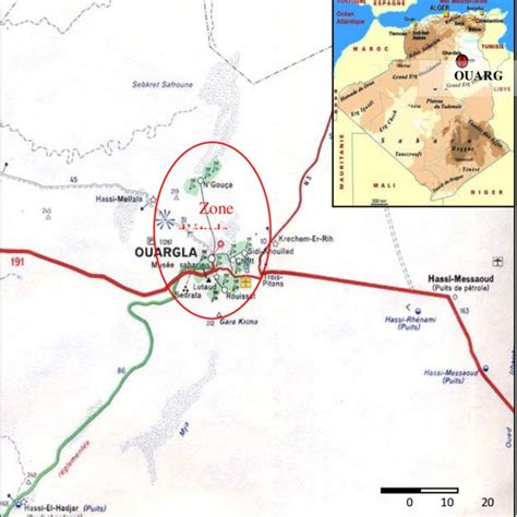 Carte De Situation De La Zone Détude Download Scientific Diagram