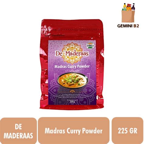 Jual De Maderaas Madras Curry Powder Gr Shopee Indonesia