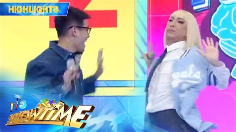 Vice Ganda Dances After Getting A Matched Answer With Ion On