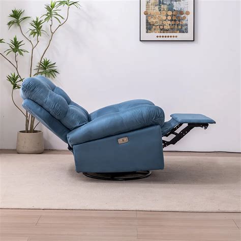 Modern Power Electric Fabric Sofa Recliner Chair With Usb Port For ...