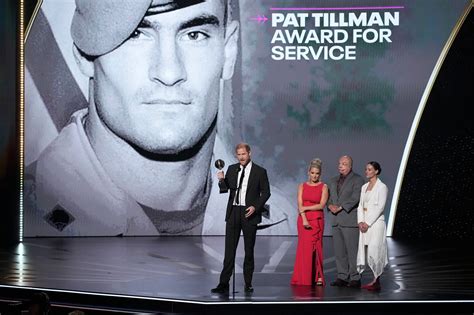 Did Harry Accept The Pat Tillman Award Yes This Is What He Said