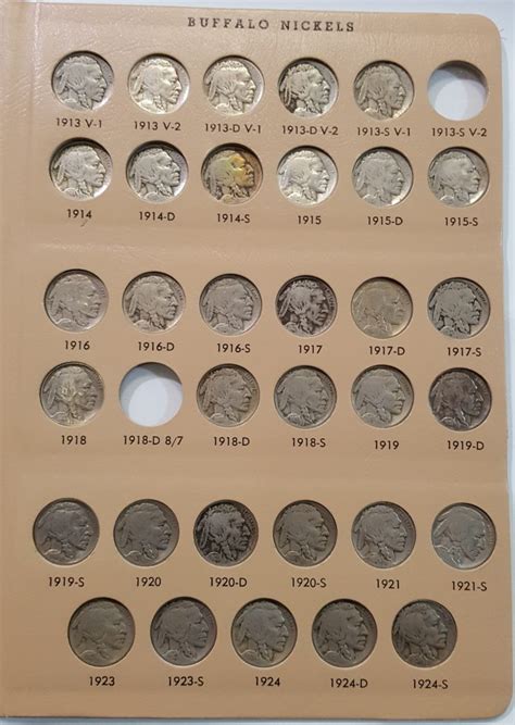 Complete Buffalo Nickel Collection with Key Dates