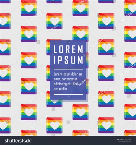 Gay Pride Pattern Lgbt Vector Background Stock Vector Royalty Free 1128307934 Shutterstock