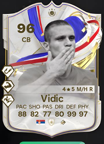 Nemanja Vidic Icon Card Guide And Tips Omaada A Global